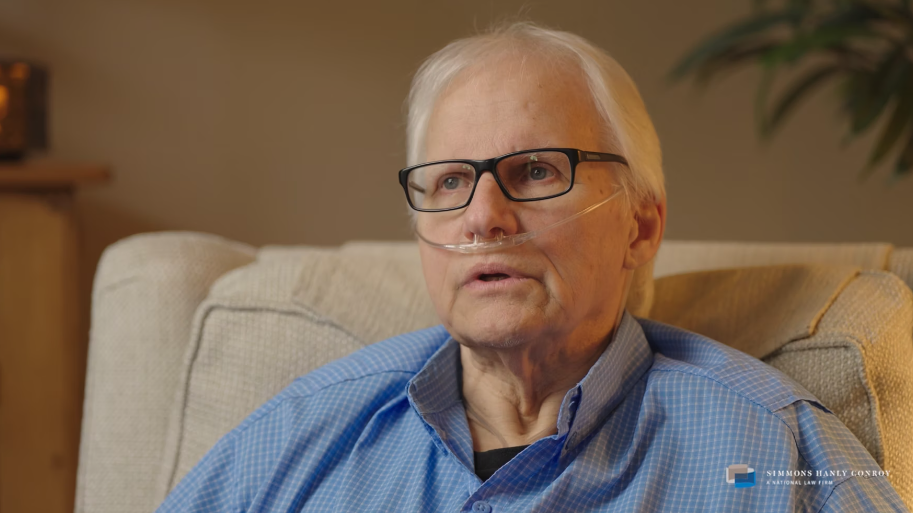 Jimmy, a mesothelioma survivor & firm client